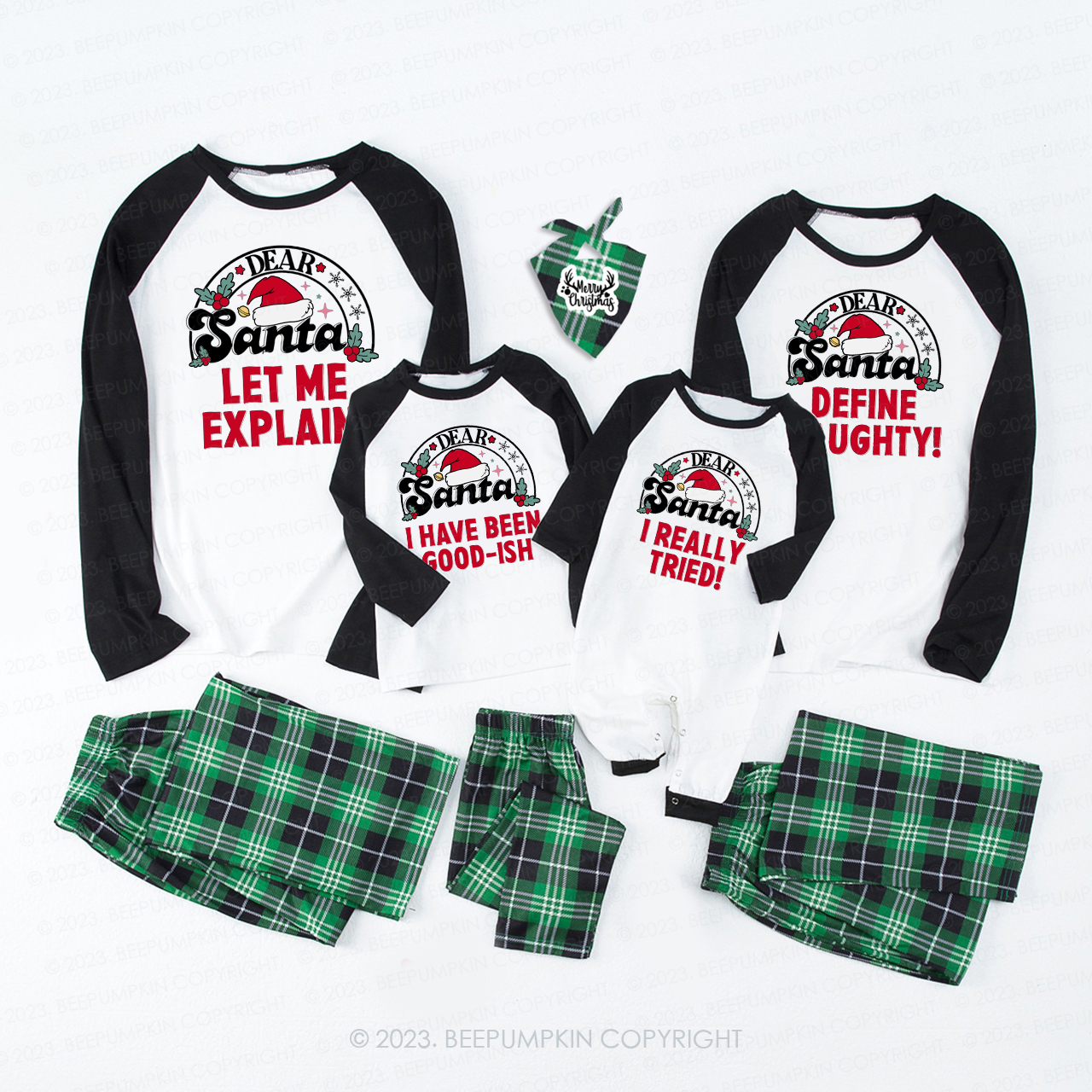 Personalized Funny Christmas Party Matching Pajamas For Family