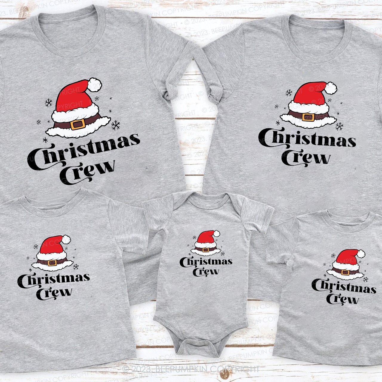 Christmas Crew Prepare the Best Gift Matching Shirts