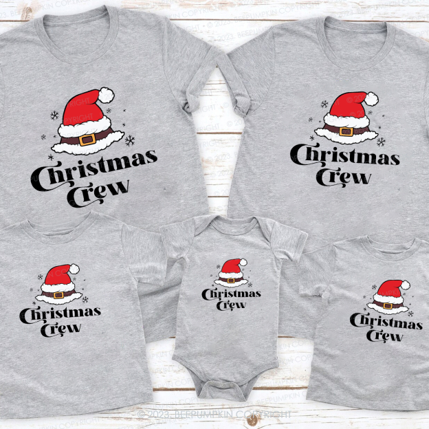 Christmas Crew Prepare the Best Gift Matching Shirts