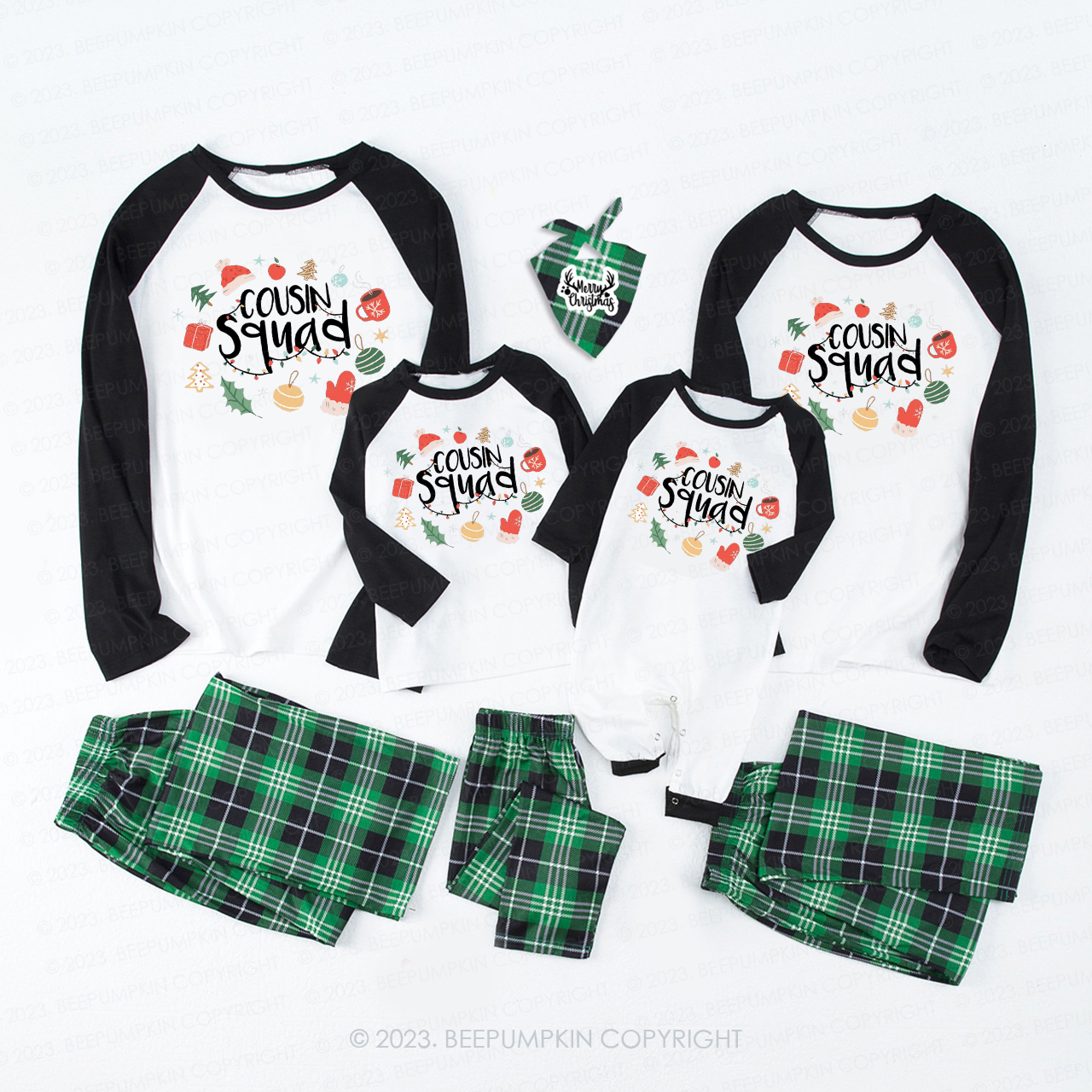Cousin Squad Christmas Gift Holiday Matching Pajamas