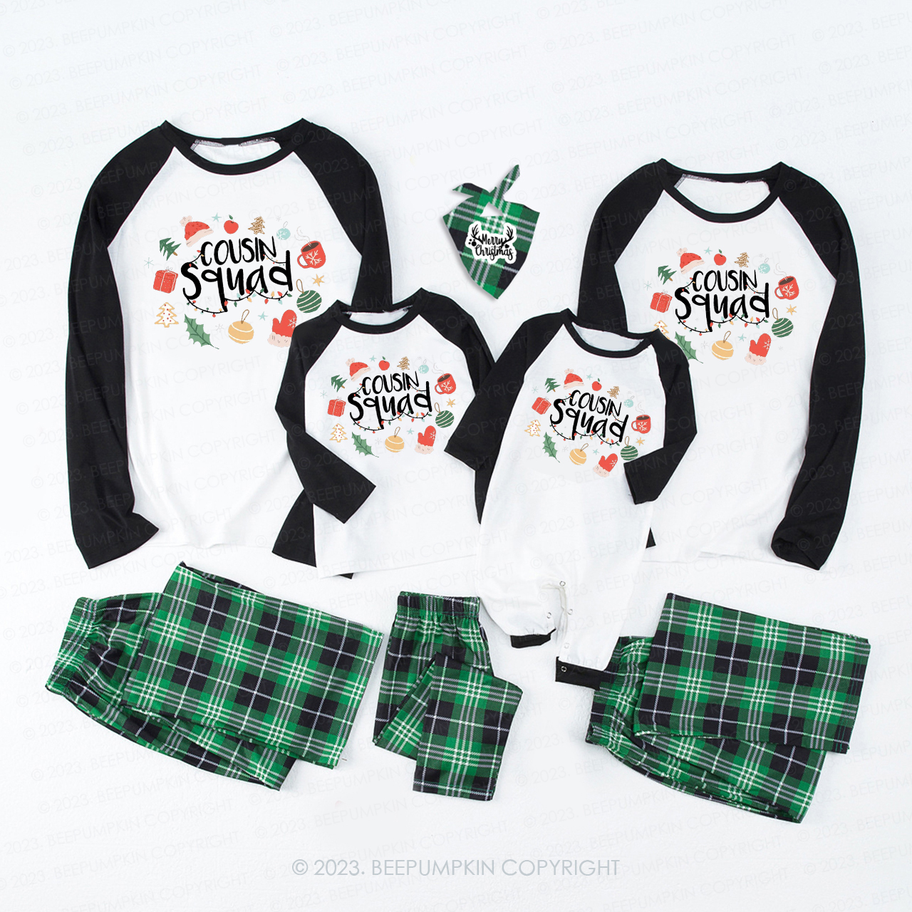 Cousin Squad Christmas Gift Holiday Matching Pajamas