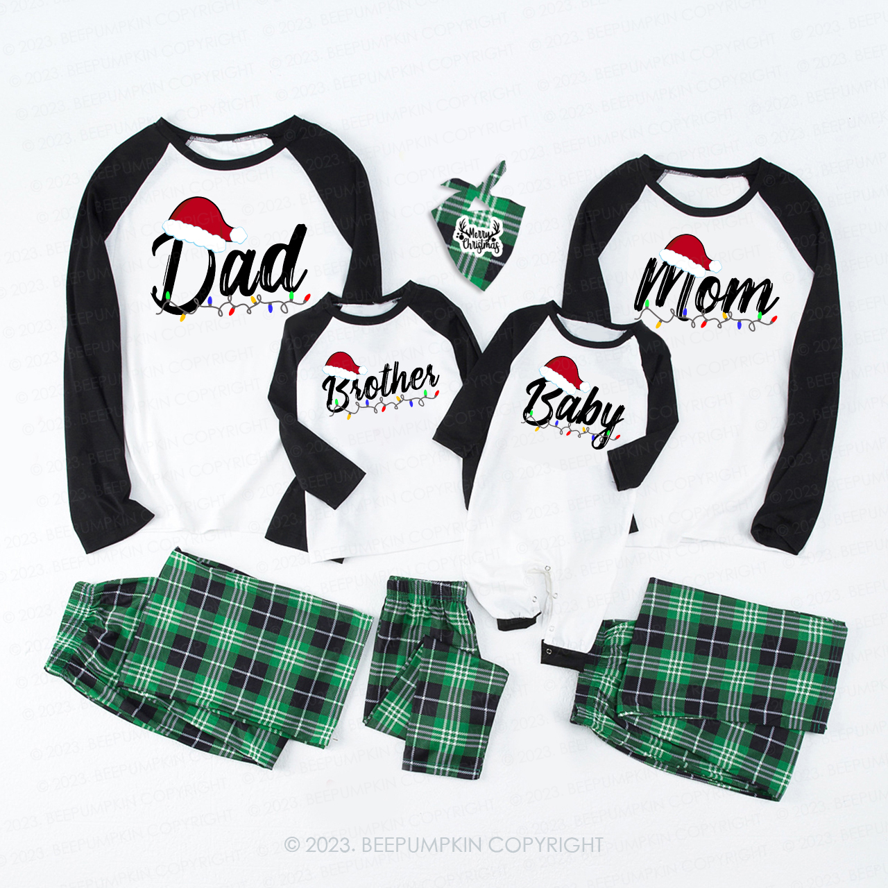 Personalized Santa Claus Reunion Family Pajamas