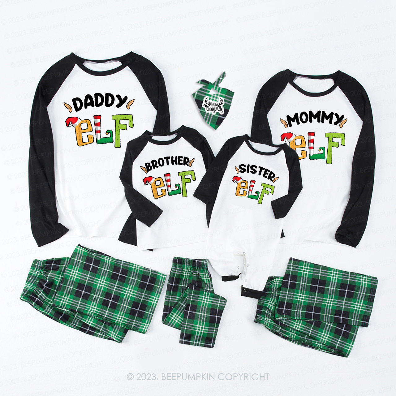 Personalized Cute Matching Christmas Pajamas