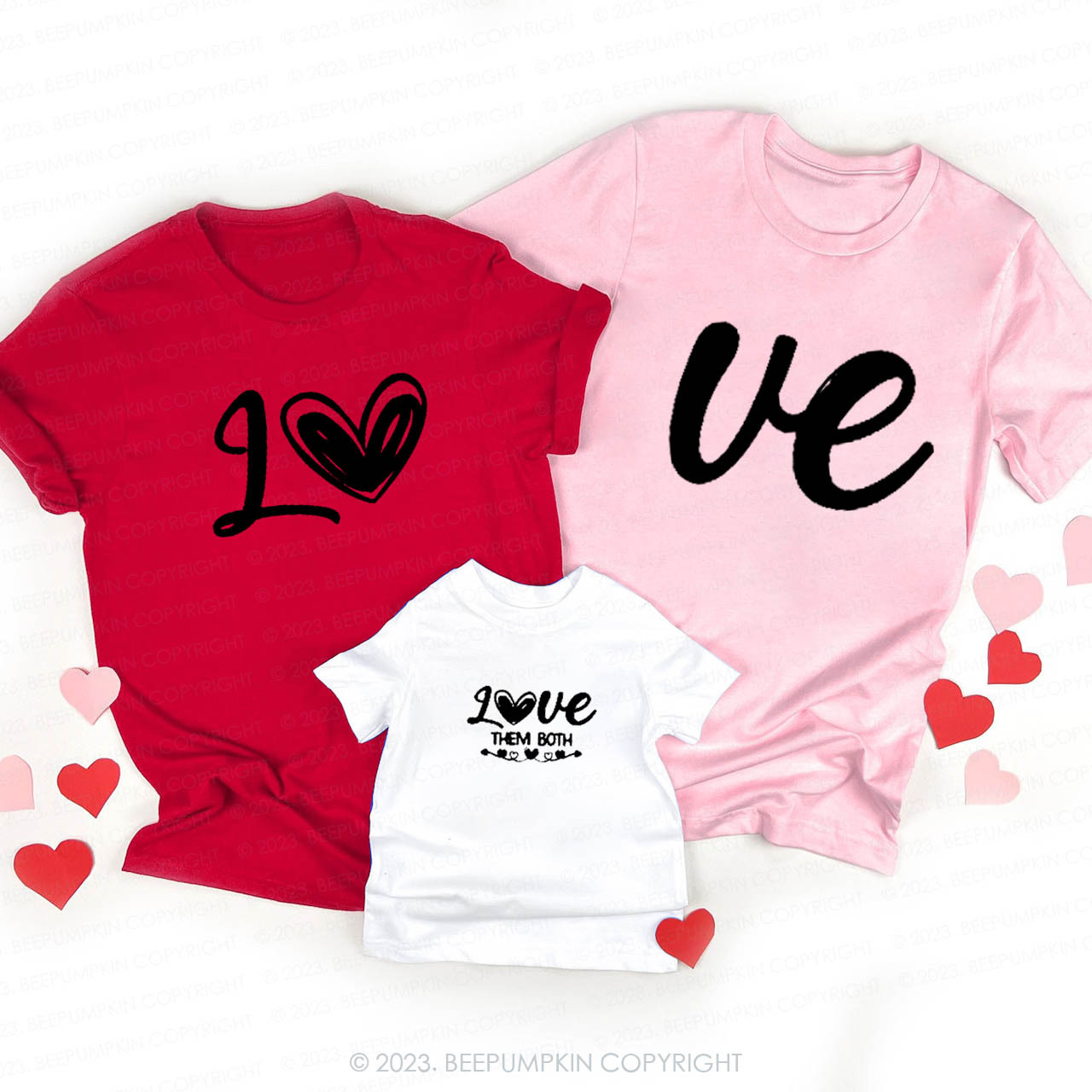 Let Love Fill Every Corner of the World Family Matching Shirts