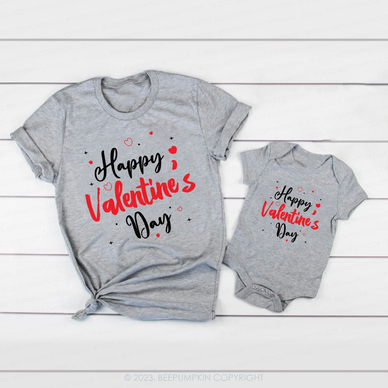 Sky Full of Love Valentines Day Family Matching Shirts