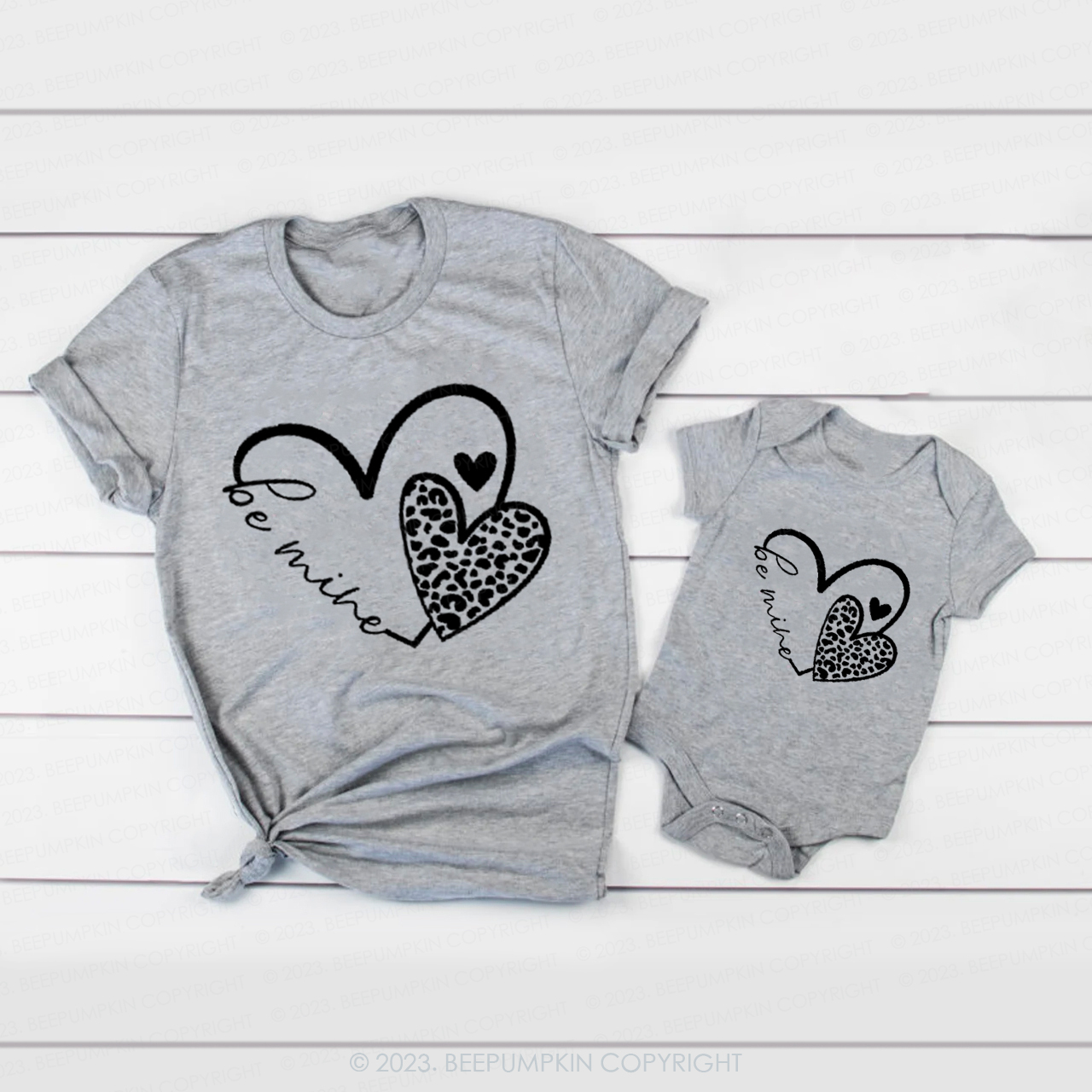 Valentines Day Be Mine Family Matching Shirts