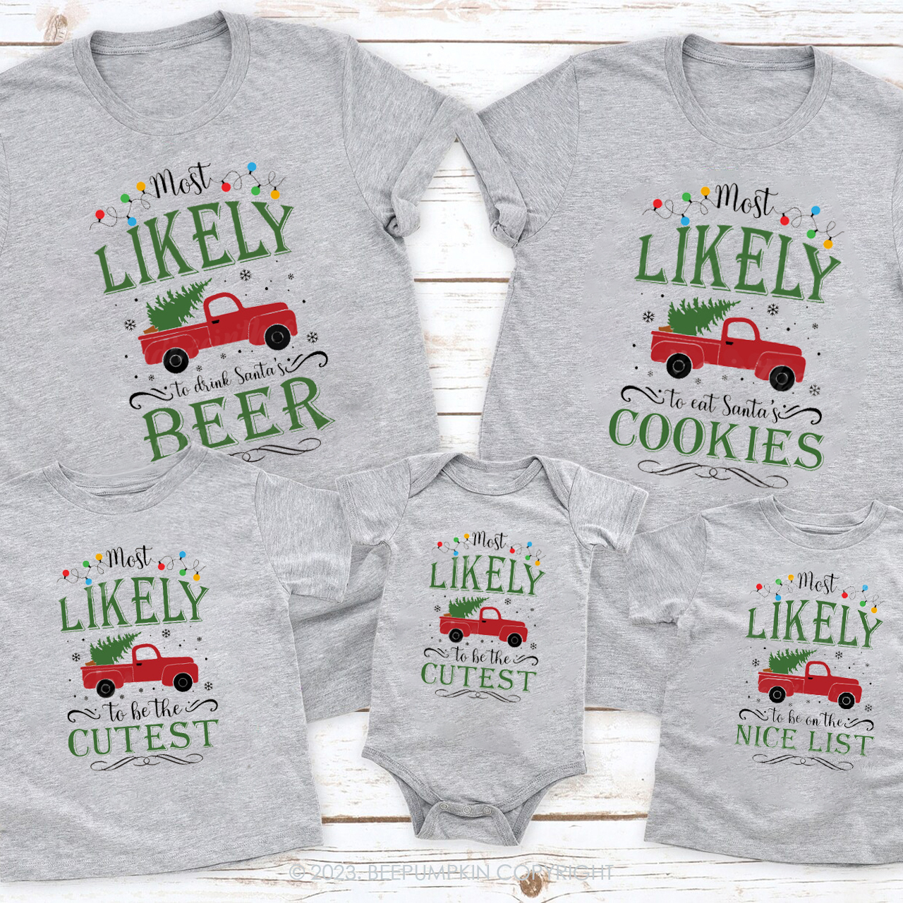 Personalized Most Likely To Shop Matching Shirts