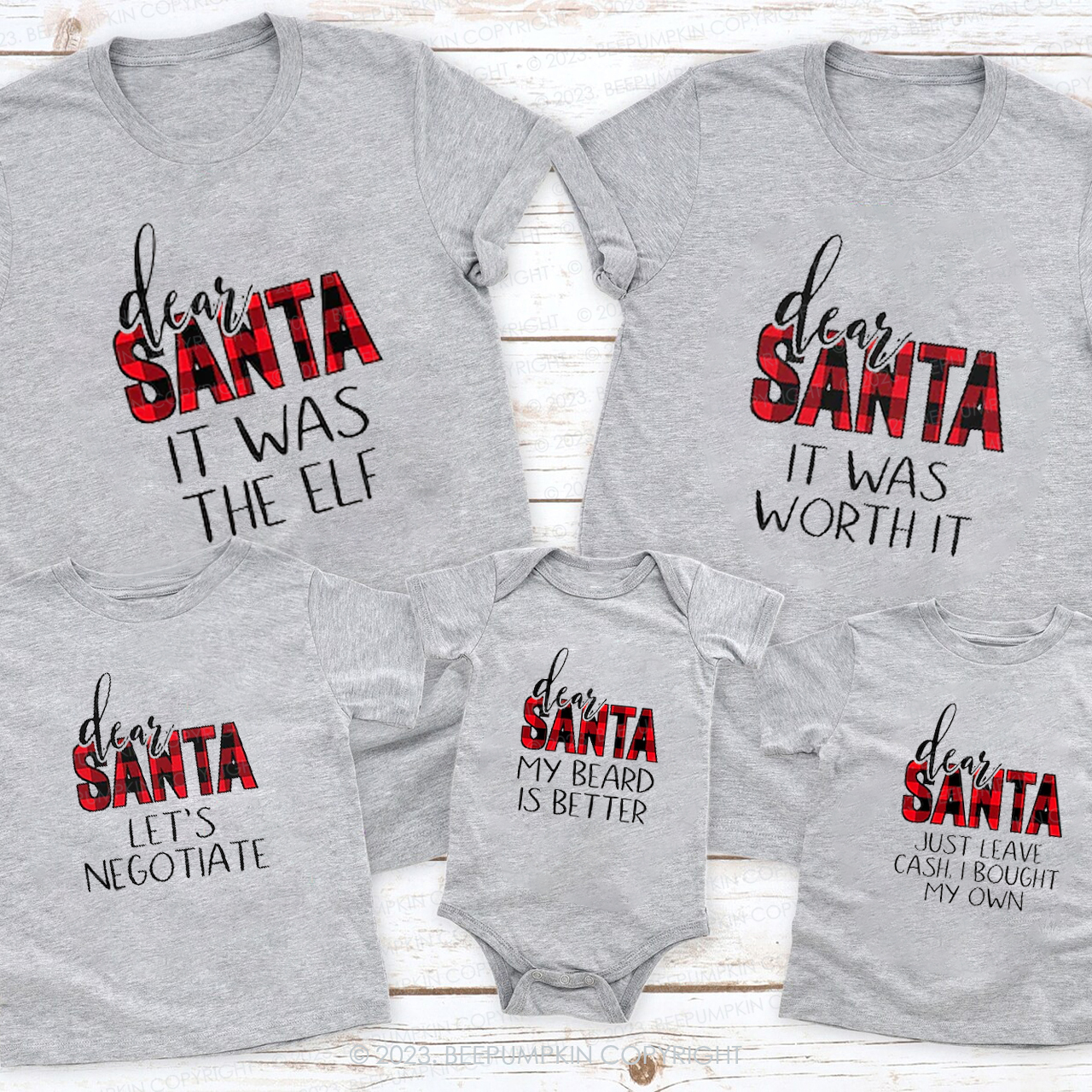 Personalized Dear Santa Define Good Matching Shirts