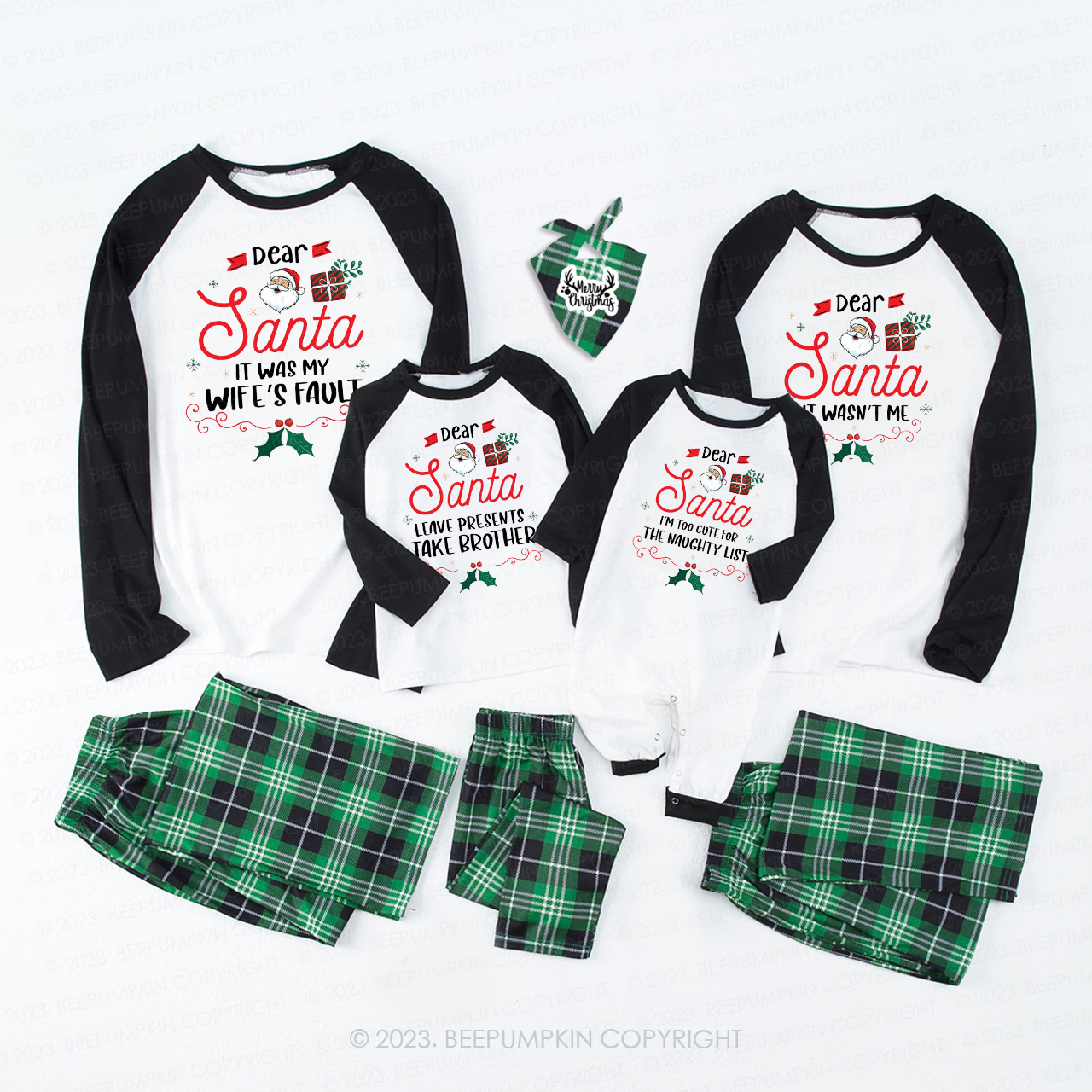 26 Christmas Quotes Dear Santa Matching Pajamas