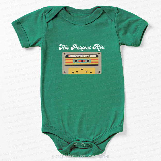 The Perfect Mix Love My Mom & Dad Bodysuit For Baby