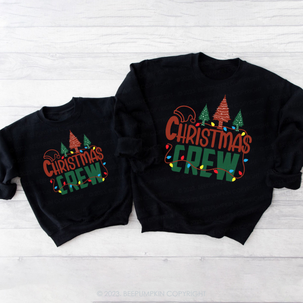 Christmas Crew Family Matching Sweatshirts