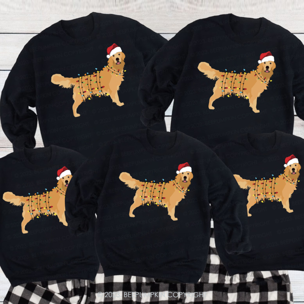 Christmas Dog Lover Matching Sweatshirts