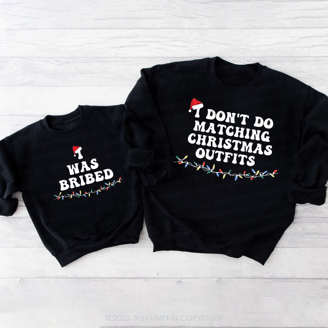 Funny Group Christmas Family Matching Sweatshirts
