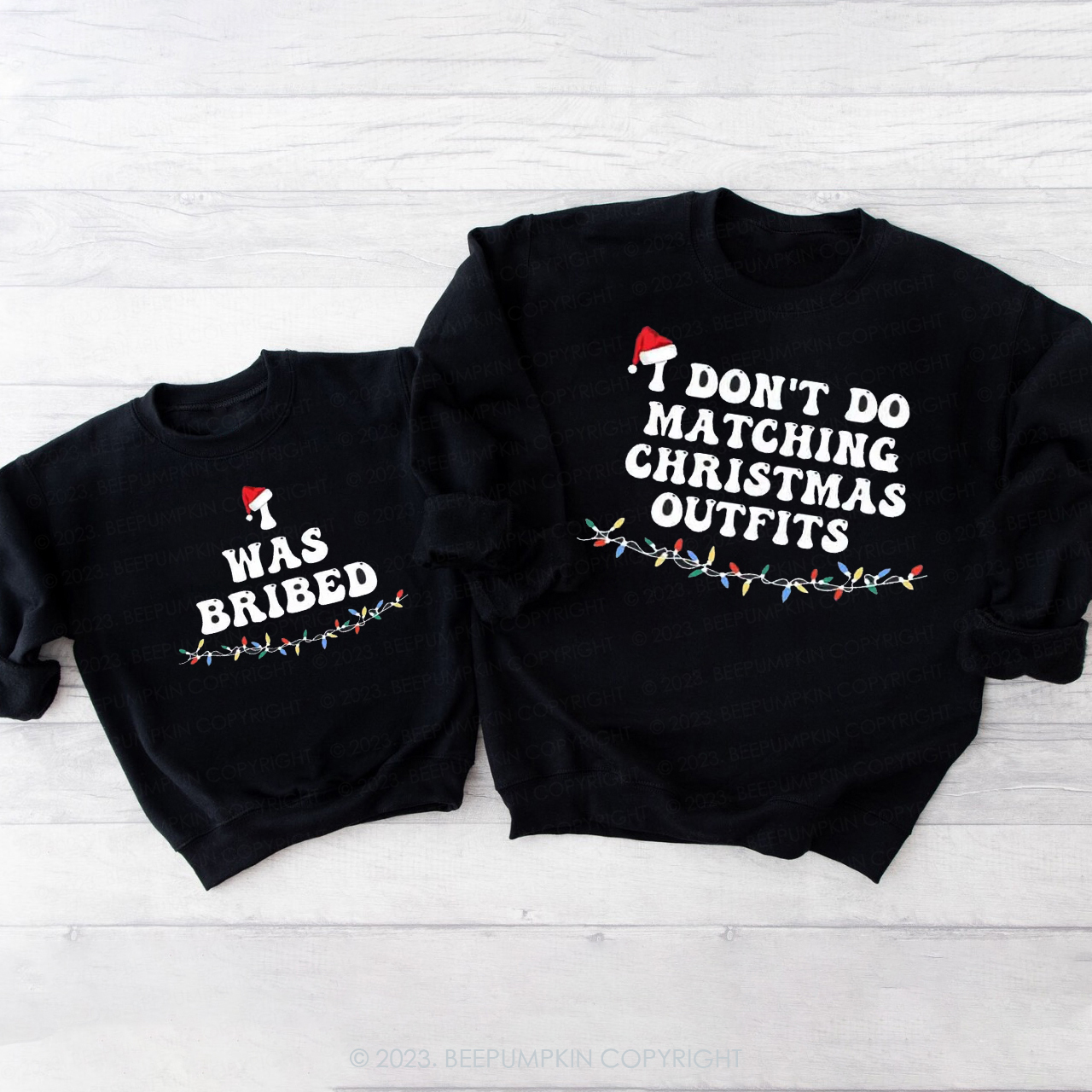 Funny Group Christmas Family Matching Sweatshirts