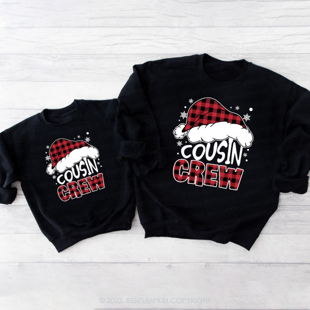 Cousin Crew Christmas Family Matching Sweatshirt