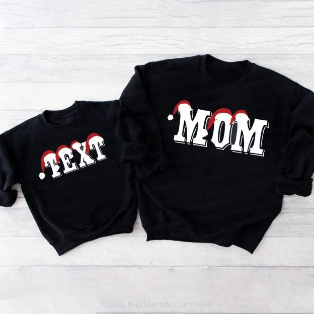 Matching Christmas Family Sweatshirt - Personalized Name
