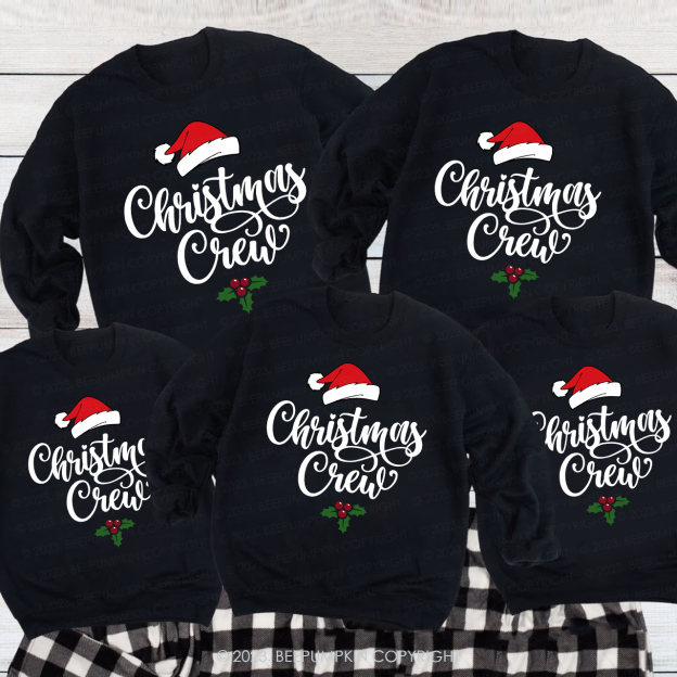 Christmas Crew Family Matching Vacation Sweatshirt