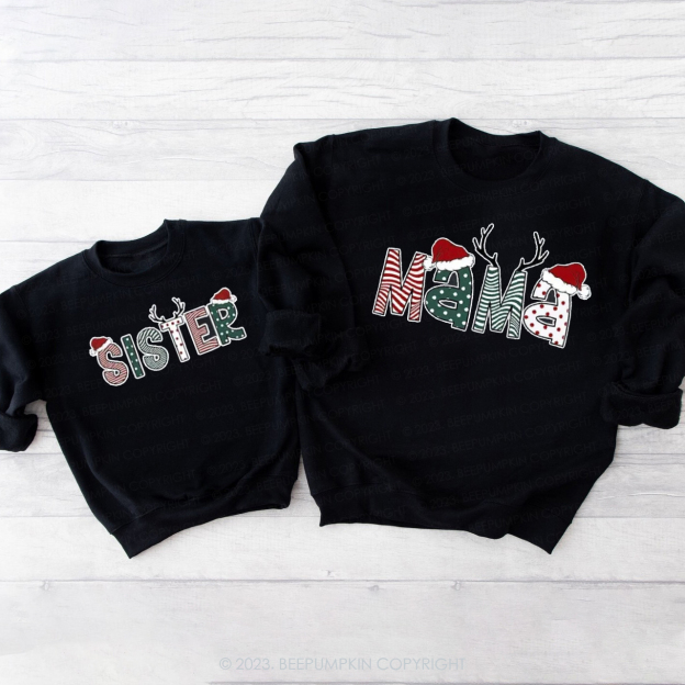 Personalized Custom Christmas Family Matching Sweatshirt