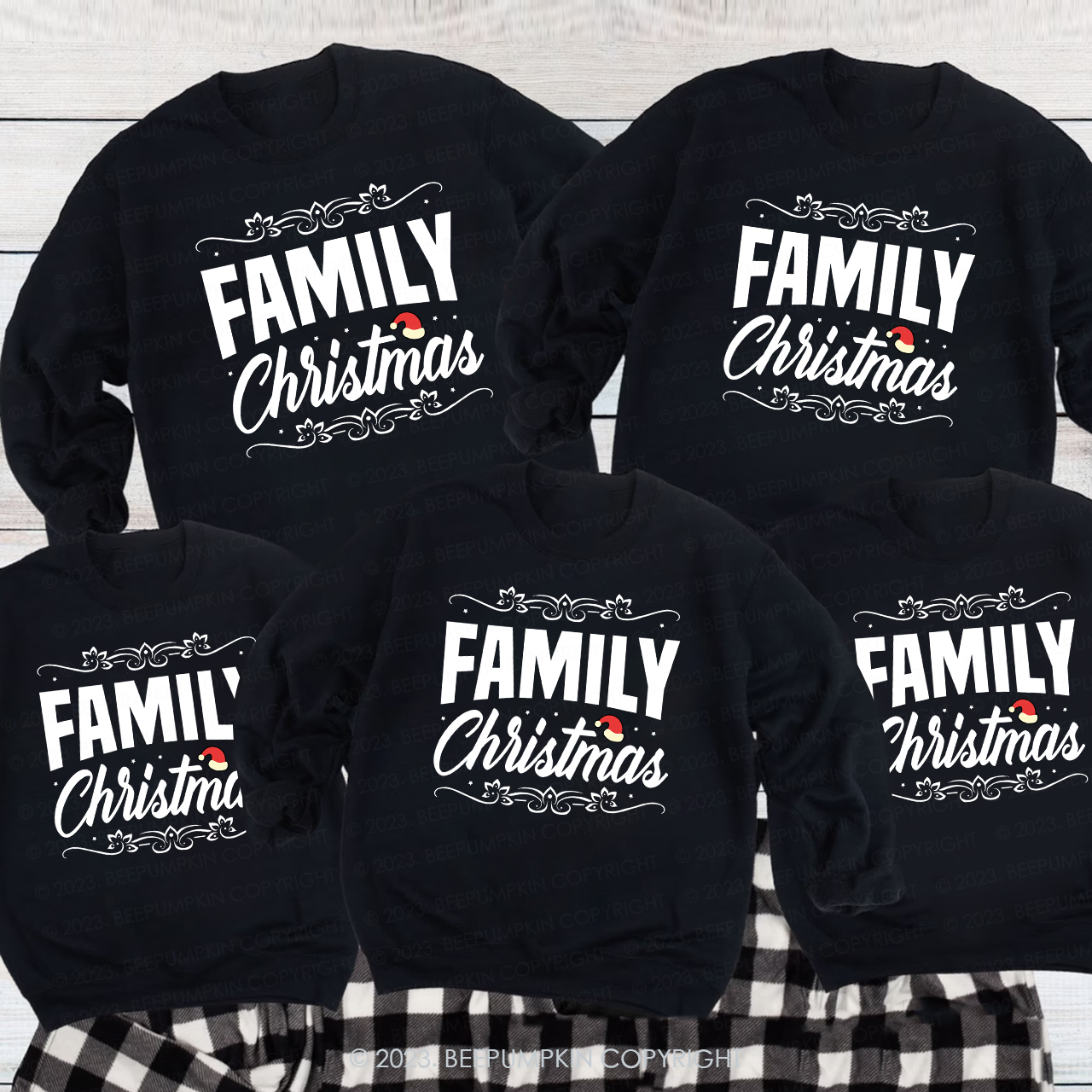 Family Christmas Celebration Sweatshirt  2023