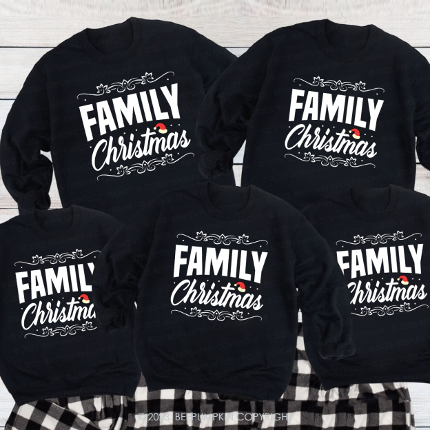 Family Christmas Celebration Sweatshirt  2023