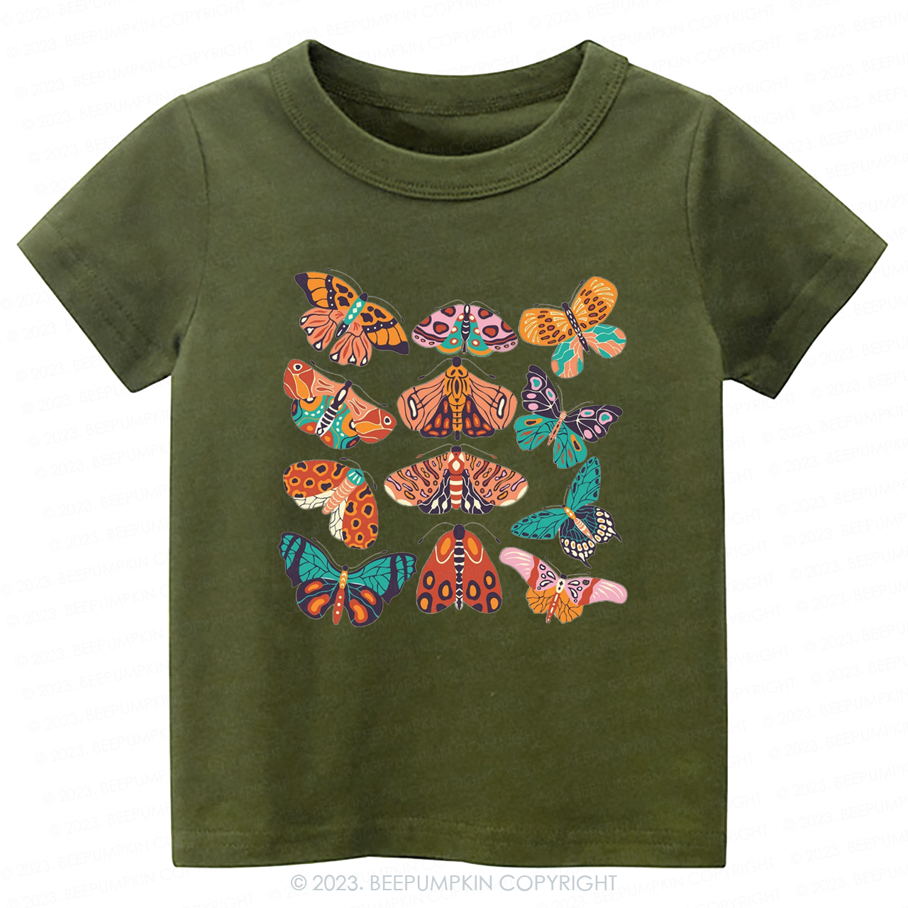 Butterfly Spring Natural -Toddler Tees