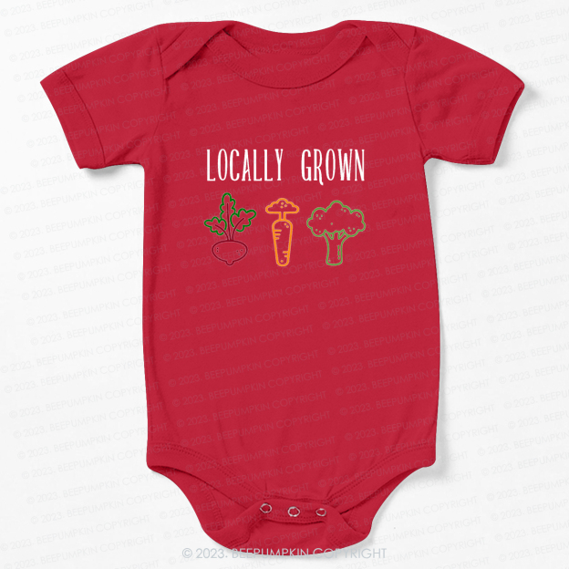 Locally Grown Vegetable Bodysuit For Baby