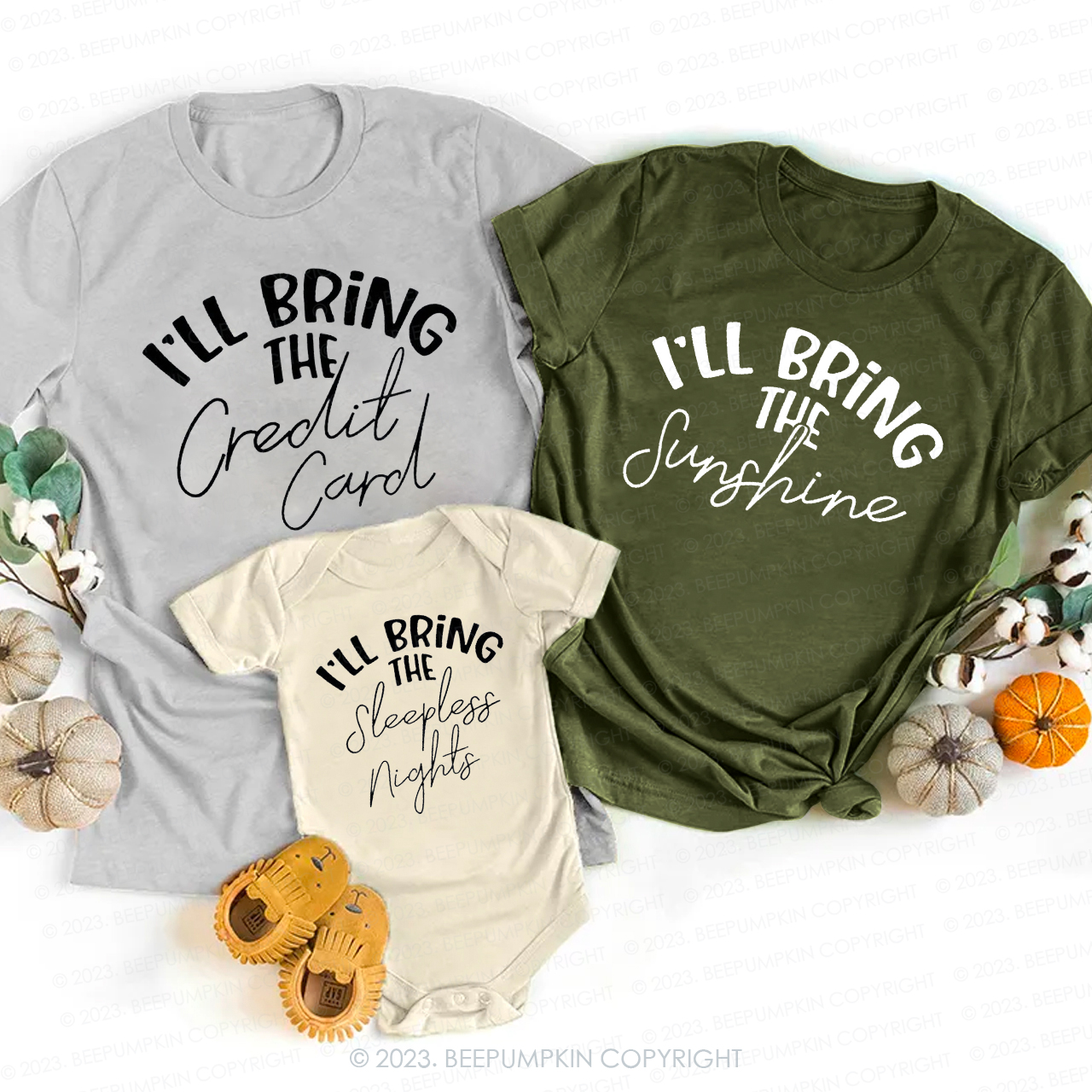 Personalized I'll Bring The Trouble Family Matching Shirts