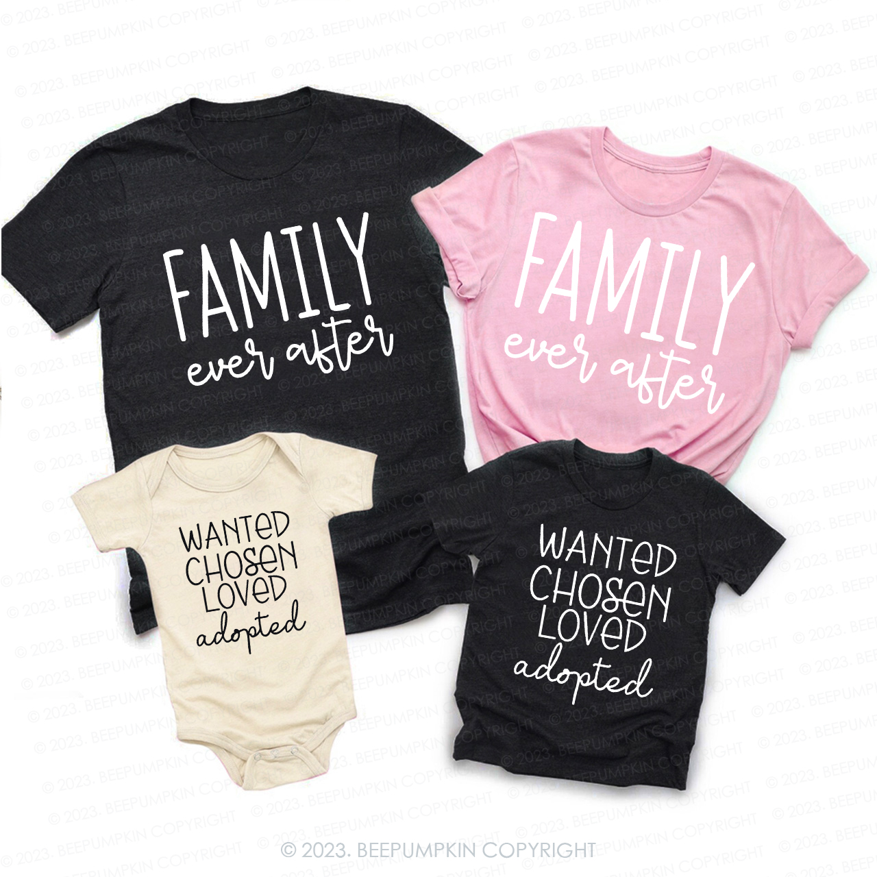 Family Adoption Matching Shirts