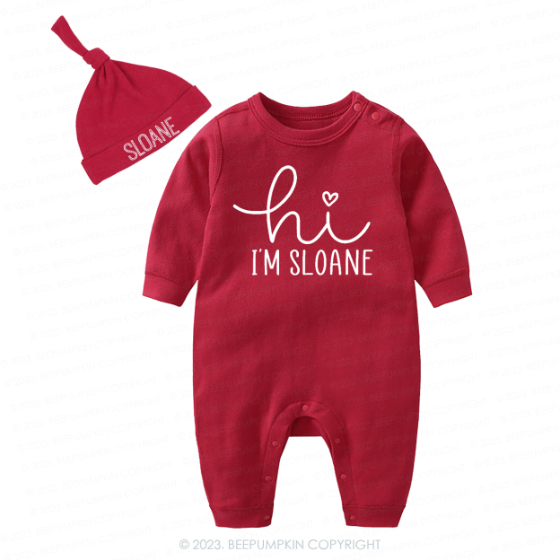 Hi, I'm xxx Personalized Baby Romer Set