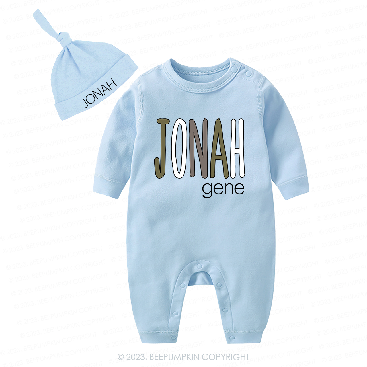 Personalized Baby Shower Gift Romper Set