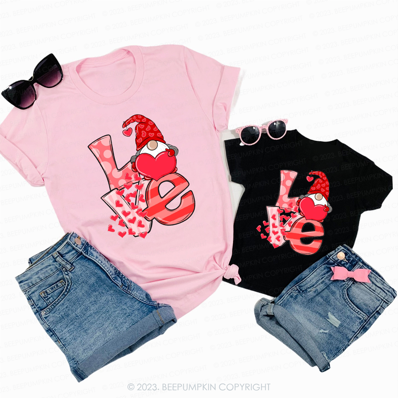 Love Cute Elf Happy Valentines Day Shirts