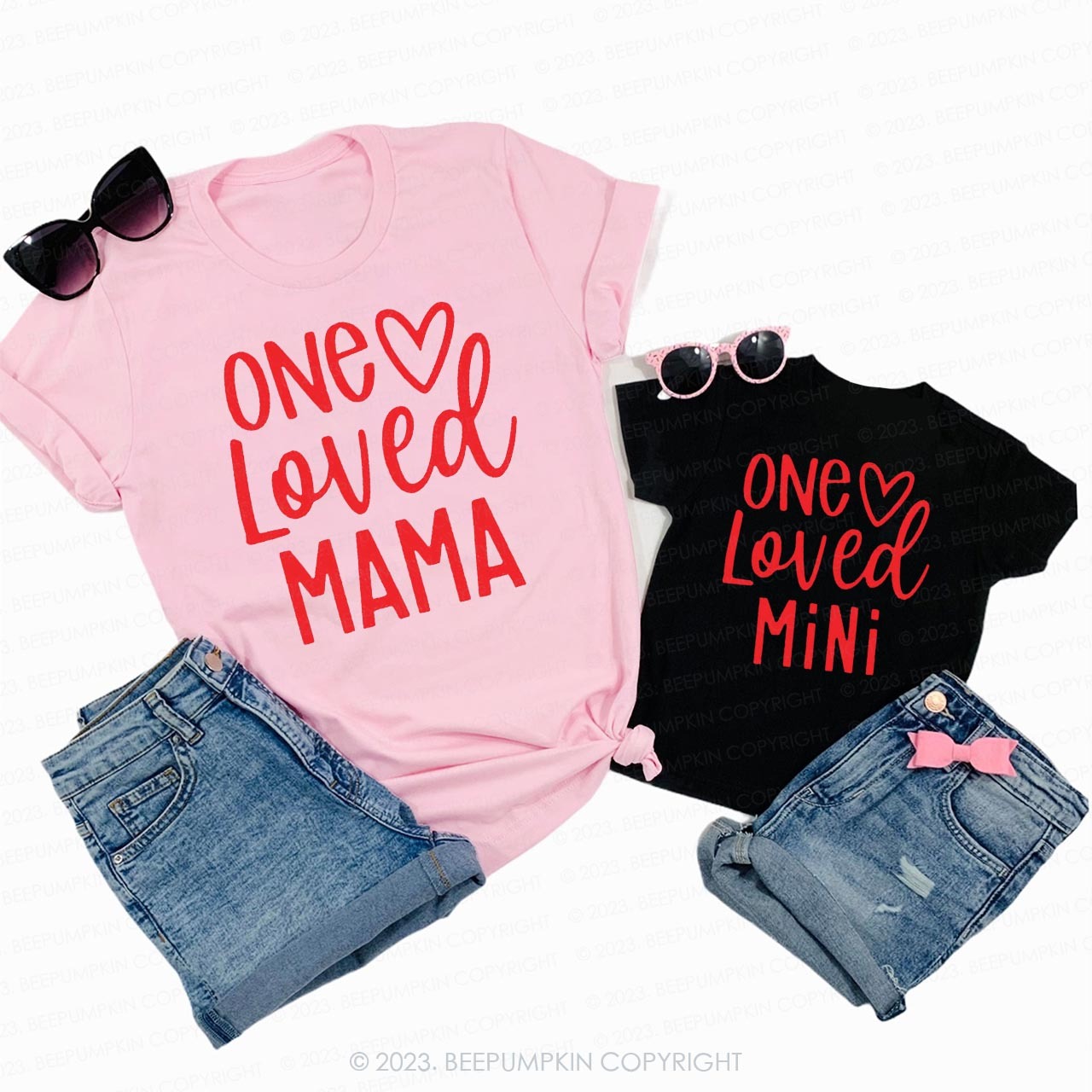 One Loved Hearts Valentines Day Shirts For Family