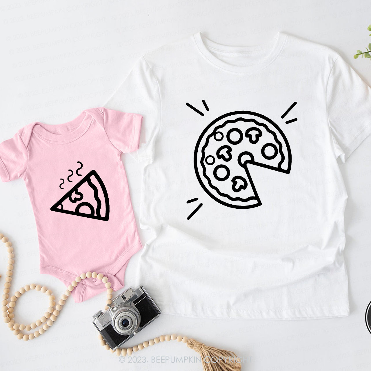 Pizza Shirts Matching Dad& Me Shirts