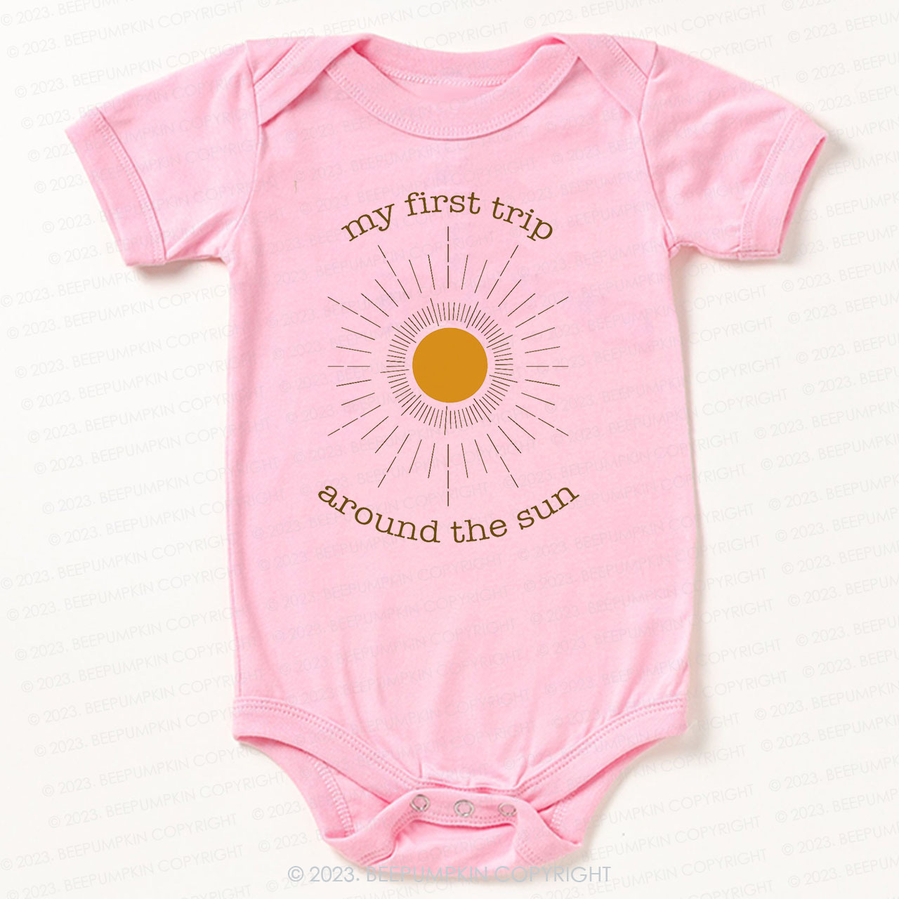 First Trip Around The Sun Bodysuit For Baby