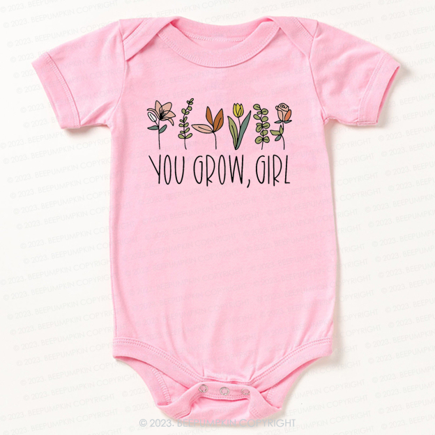 You Grow Girl Unique Bodysuit For Baby