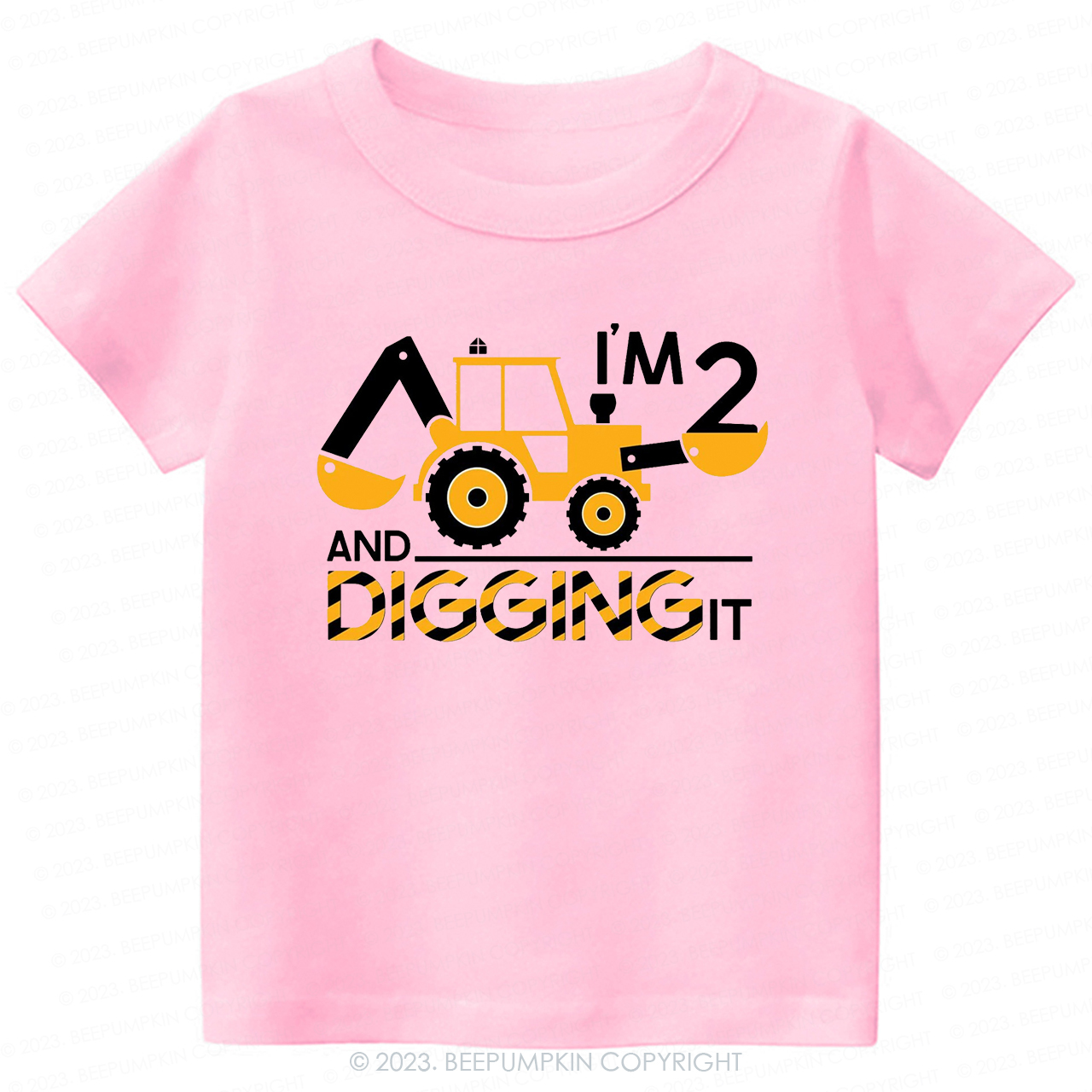 I'm Digging It Birthday Tractor -Toddler Tees
