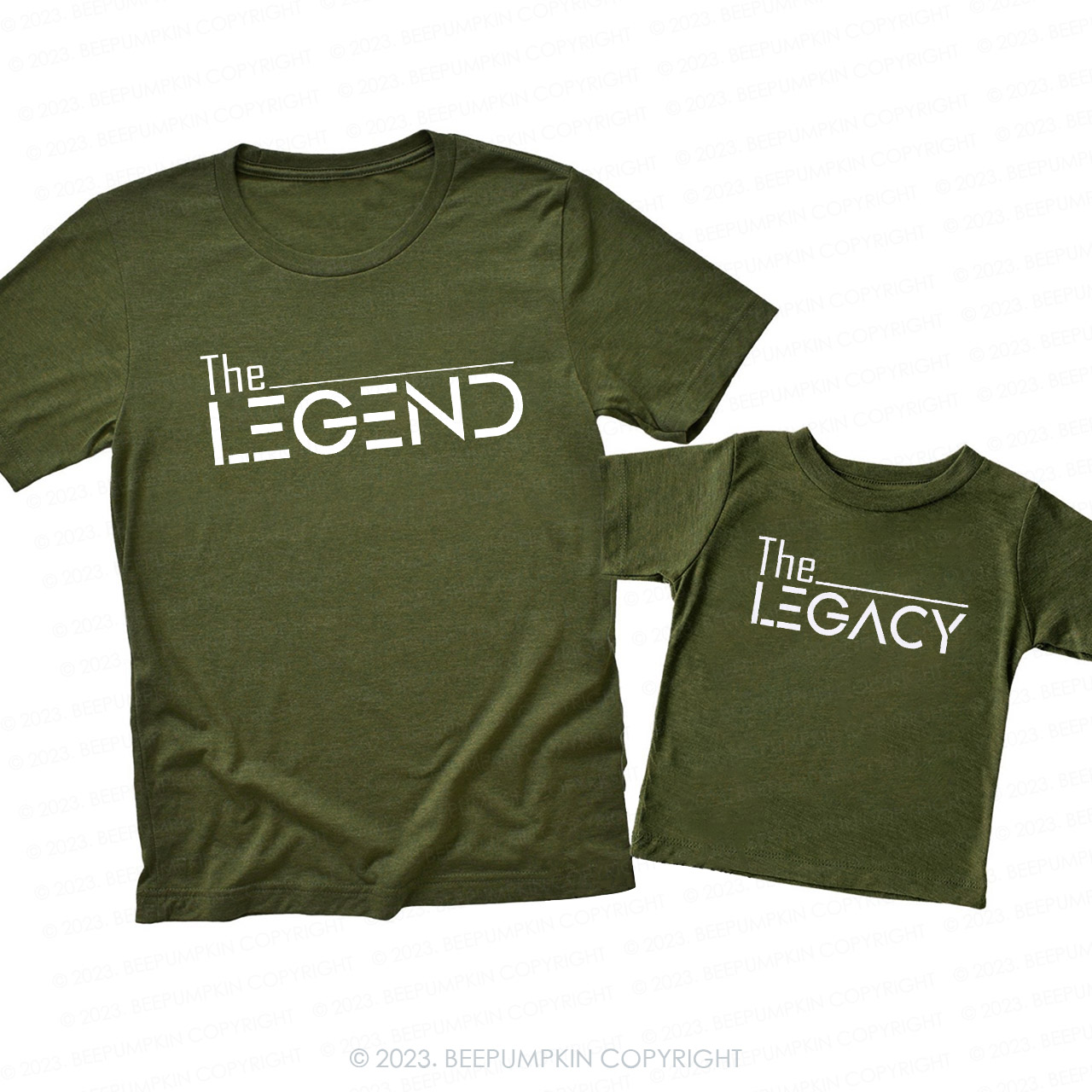 Gift Matching Legend Legacy Shirts For Dad&Me
