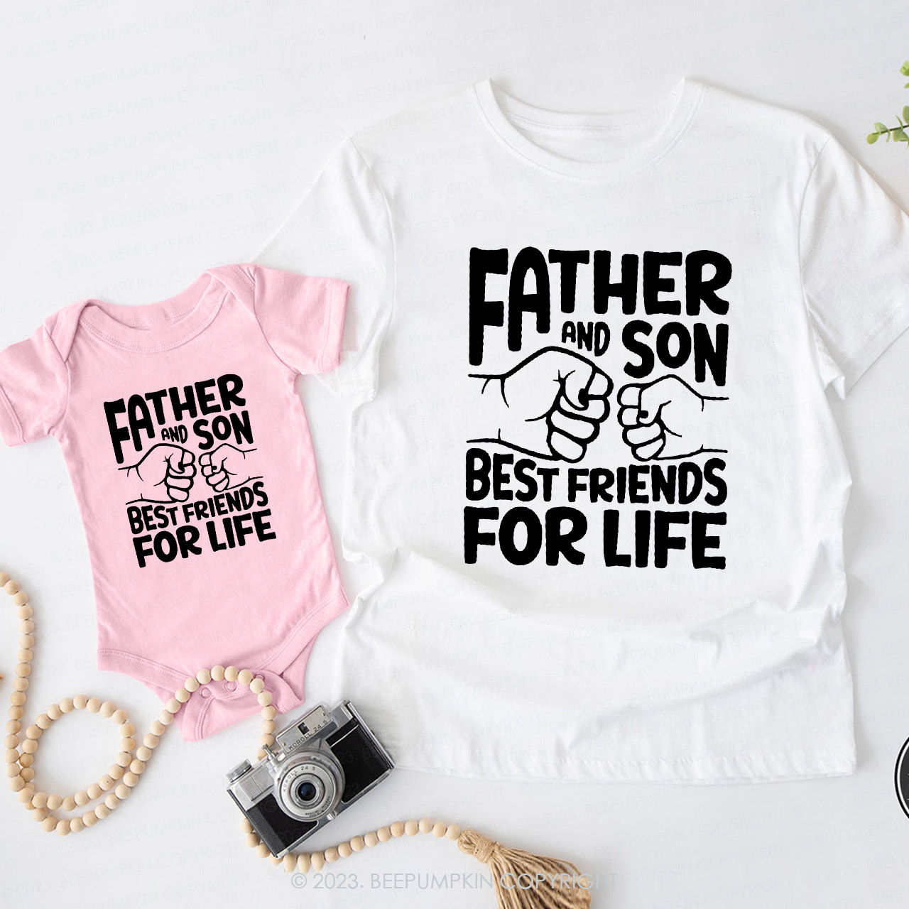 Father And Son Best Friends For Life Dad&Me Matching T-Shirt