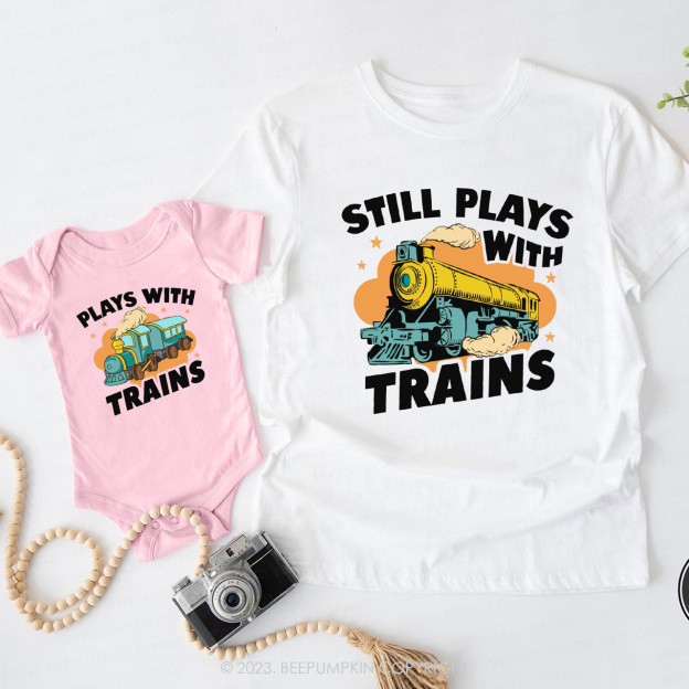 Daddy & Me Matching T-Shirts – Plays With Trains