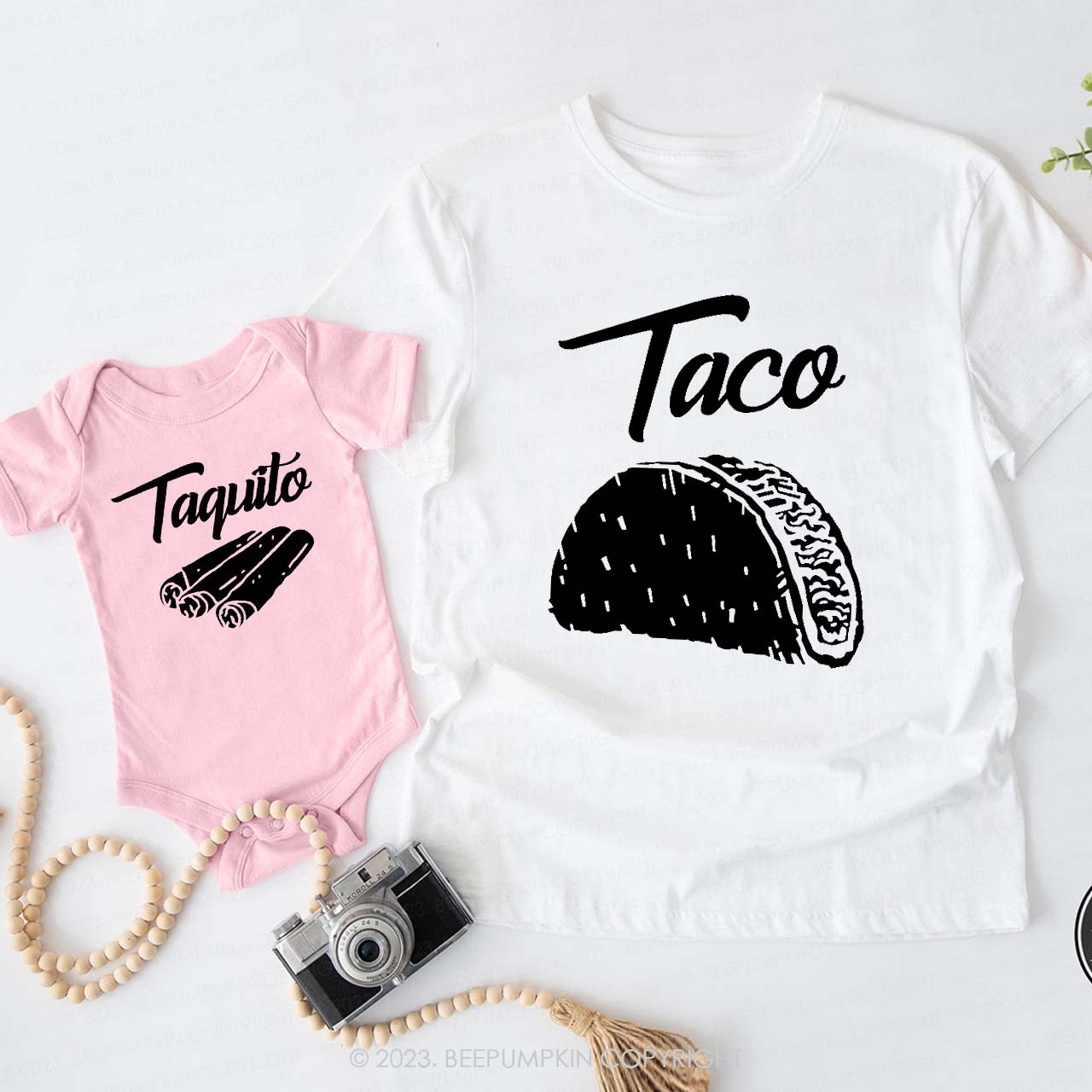 Dad & Me Matching T-Shirts �CTaco & Taquito