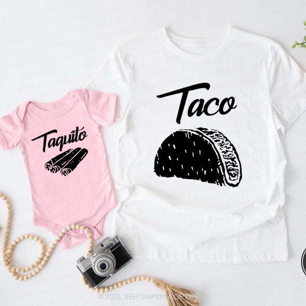 Dad & Me Matching T-Shirts �CTaco & Taquito