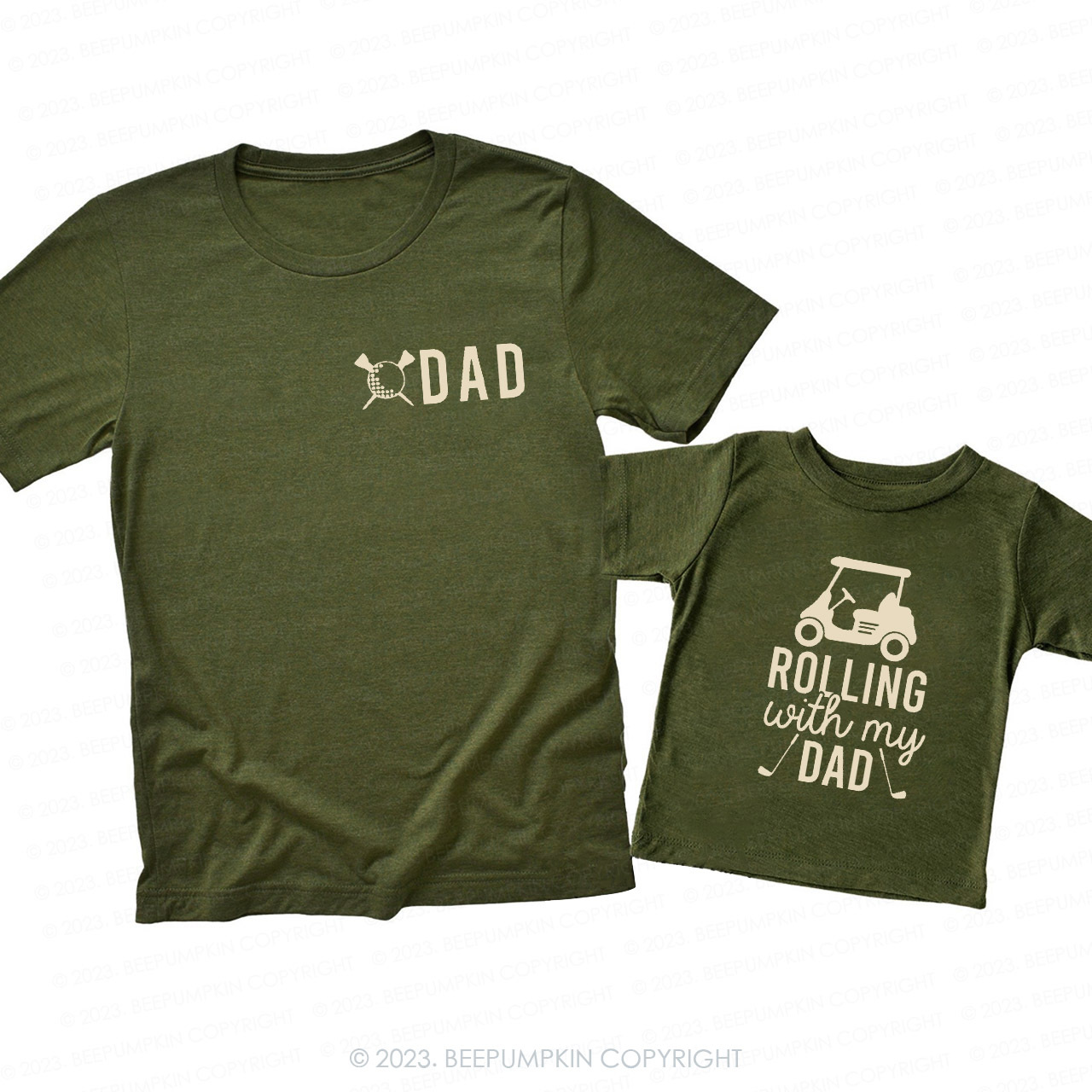 Dad & Me Matching T-Shirts �CDad & Rolling With My Dad
