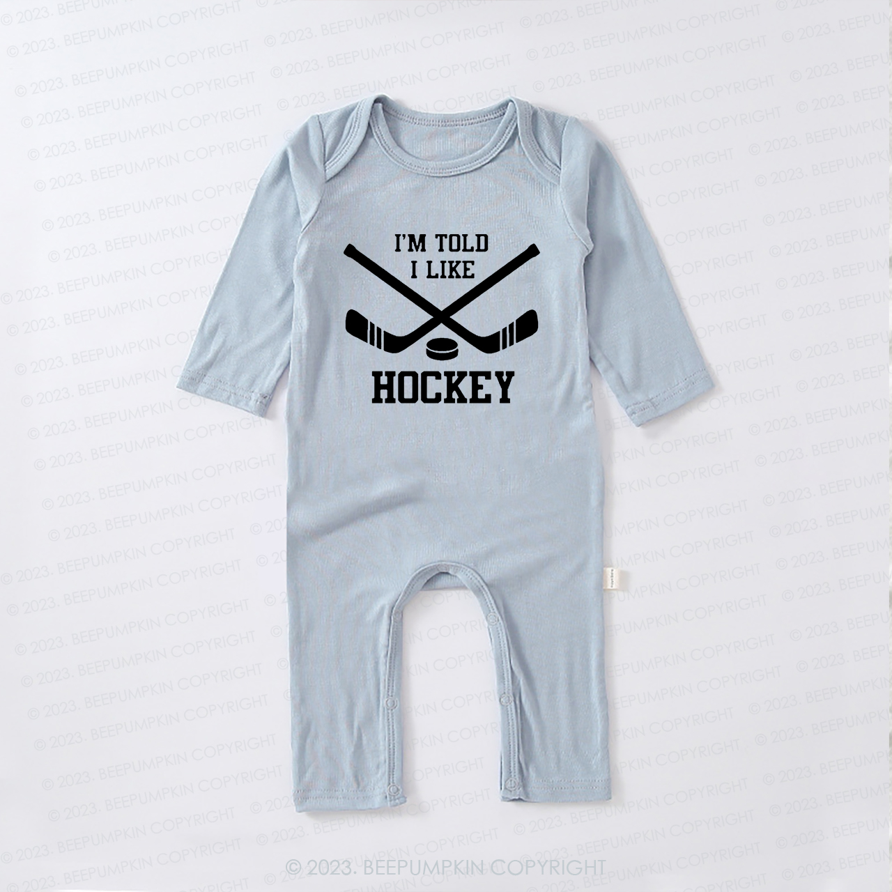 On sale I’m Told I Like Hockey, Onesie & Skate Booties - Gift Set size 3 months