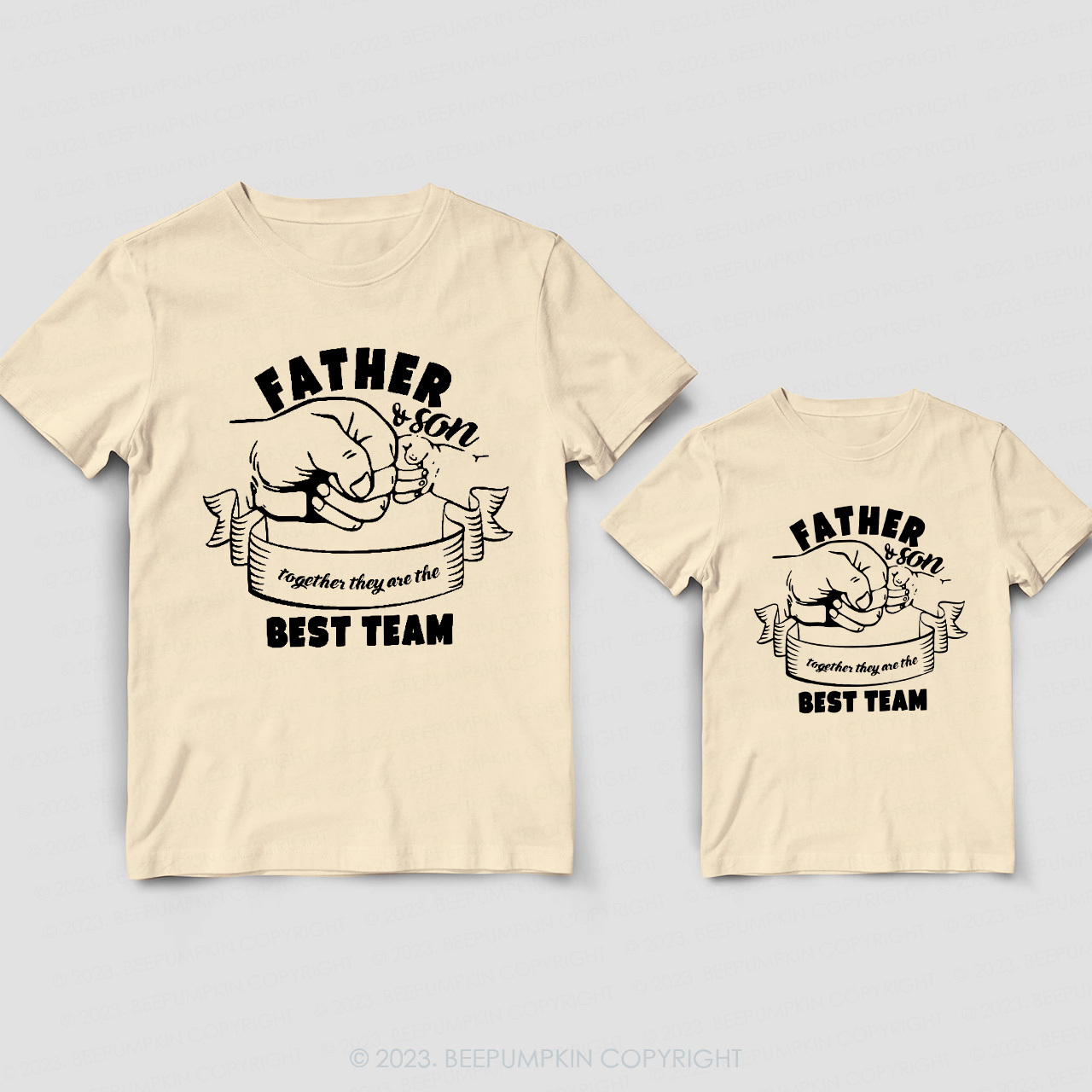 Dad & Me Matching T-Shirts �CThey Are The Best Team