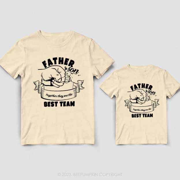 Dad & Me Matching T-Shirts �CThey Are The Best Team