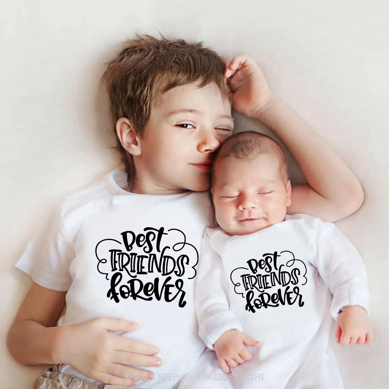 Best Friends Forever Matching Sibling T-Shirts