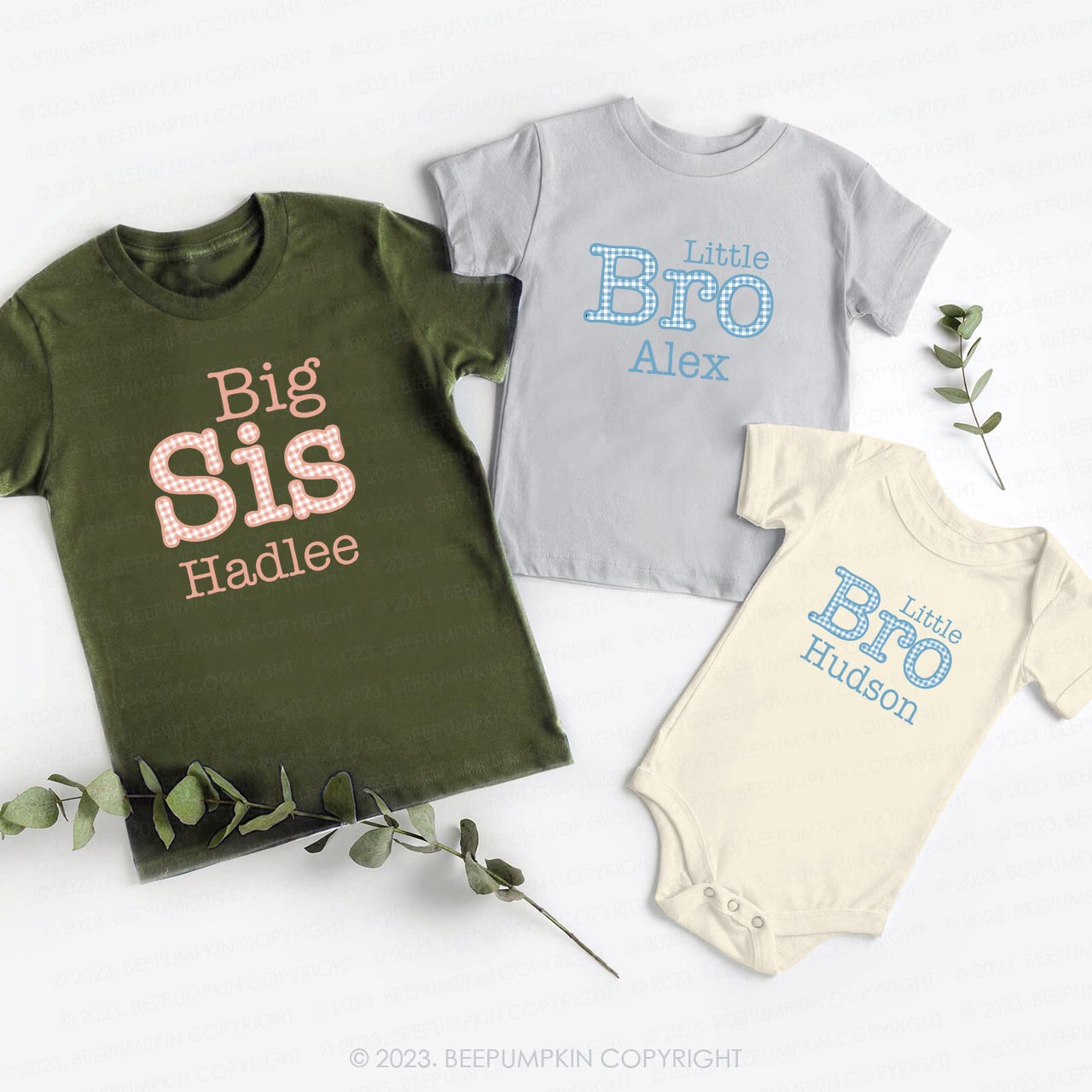Big Brother Big Sister Matching Sibling T-Shirts