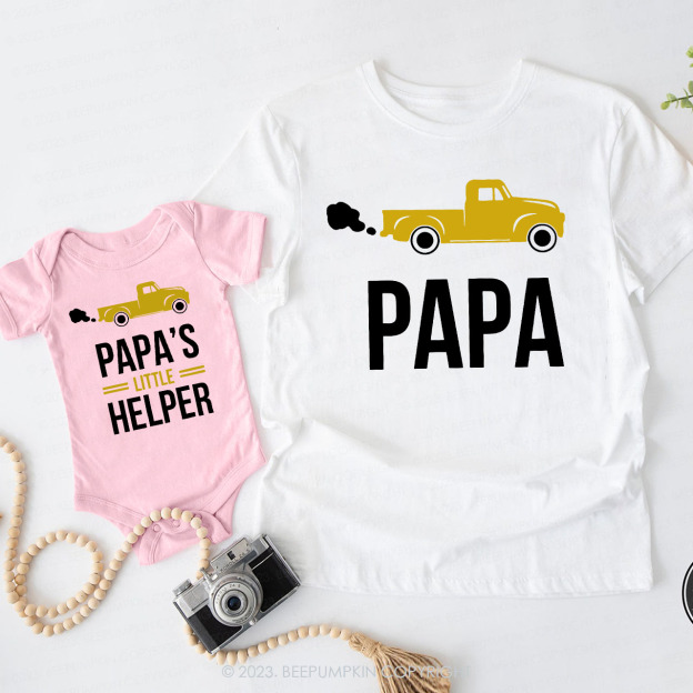  Little Helper Dad & Me Matching T-Shirts 