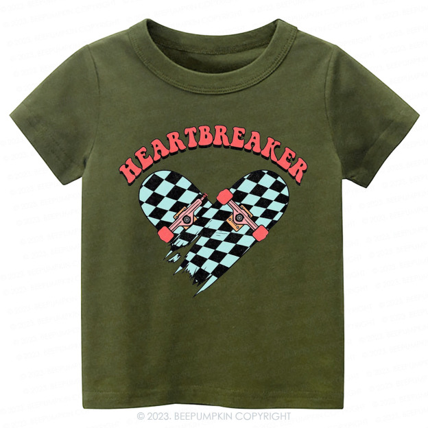 Heart Breaker Valentines Day Kids Tees