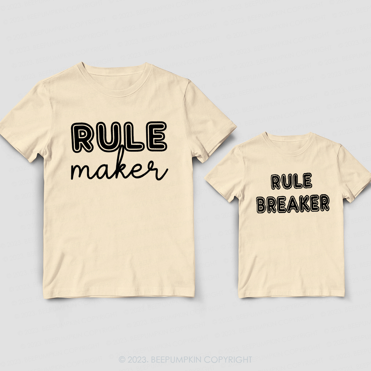 Rule Maker Breaker Dad & Me Matching T-Shirts